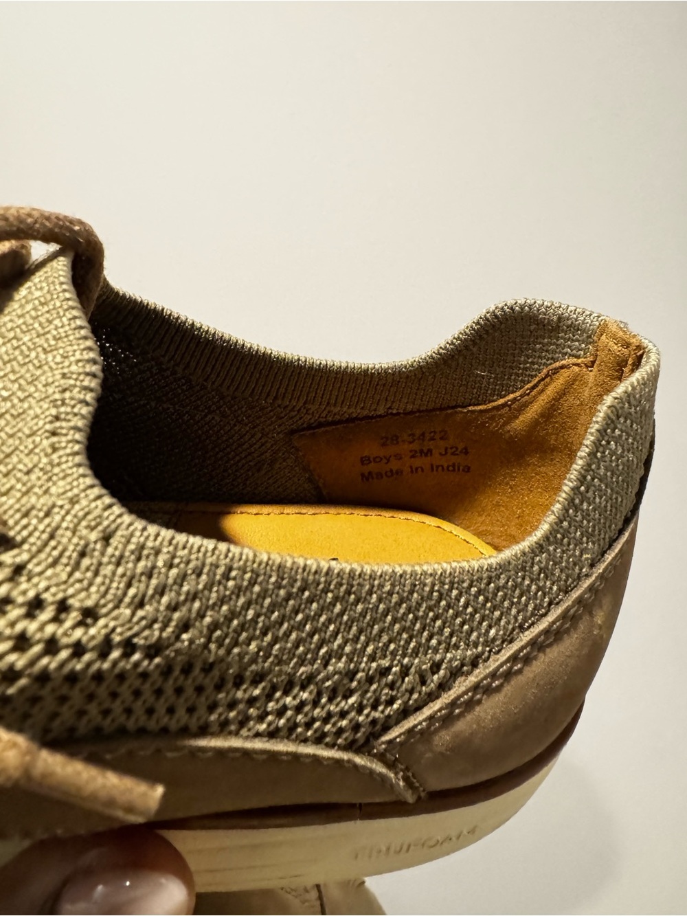 Johnston & Murphy Boys Brown Knit Dress Shoes - Picture 5 of 6